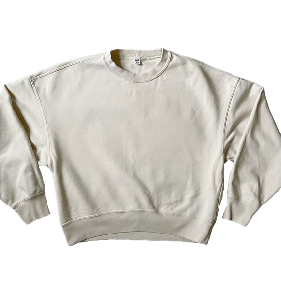 Uniqlo Sweaters - Uniqlo Women’s Smooth Cotton Long Sleeve Crew Neck Sweater size small